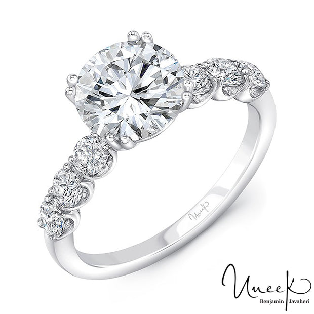 Uneek Diamond Fashion Ring, in 14K White Gold Style R210597RDU