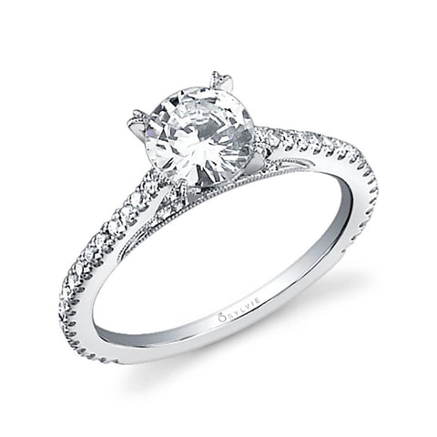 Sylvie Engagement Ring Jeanette Classic Collection Style SY471