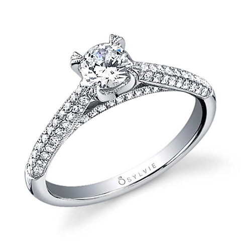 Sylvie Engagement Ring Rylie Classic Collection Style SY578